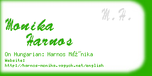 monika harnos business card